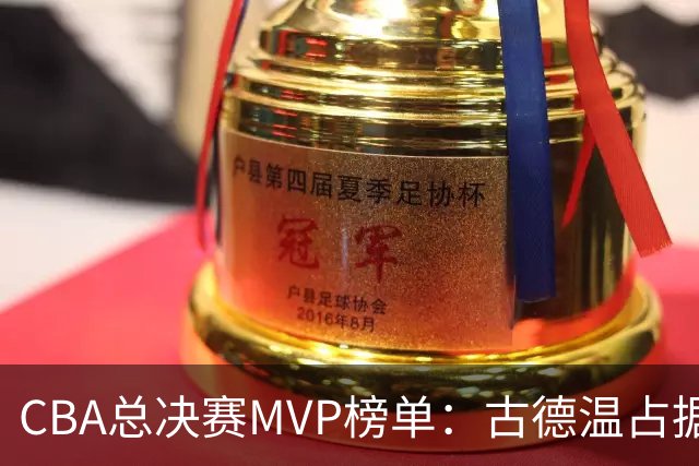 CBA总决赛MVP榜单：古德温占据绝对领先位置，李弘权与张镇麟紧随其后